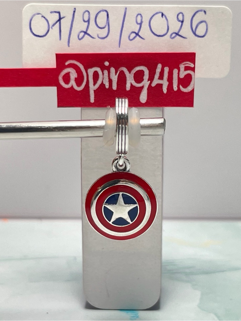 Pandora Marvel Captain America Shield Dangle